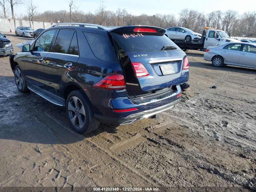 2018 Mercedes-Benz Gle 350 4Matic VIN: 4JGDA5HB6JB078835 Lot: 41203349