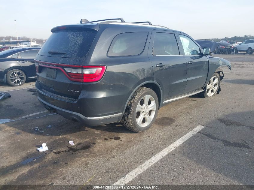 2014 Dodge Durango Limited VIN: 1C4RDJDG5EC524811 Lot: 41203396