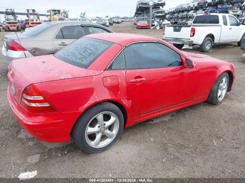 2003 Mercedes-Benz Slk 320 VIN: WDBKK65F63F281532 Lot: 41203401