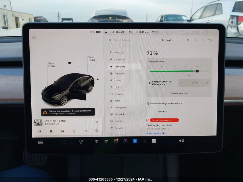 2021 Tesla Model 3 Standard Range Plus Rear-Wheel Drive VIN: 5YJ3E1EA0MF997305 Lot: 41203535