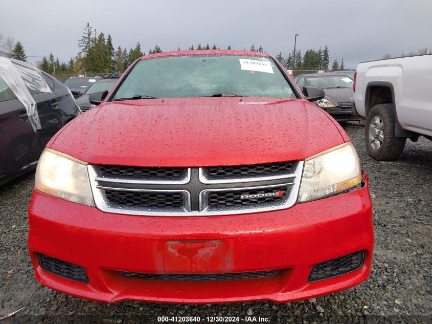 2014 Dodge Avenger Se VIN: 1C3CDZAB2EN165634 Lot: 41203640