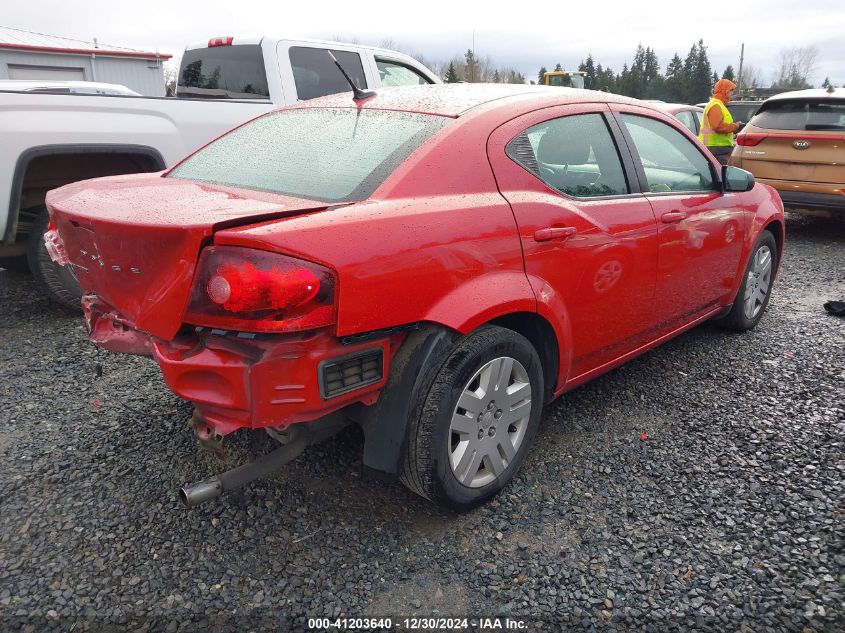 2014 Dodge Avenger Se VIN: 1C3CDZAB2EN165634 Lot: 41203640