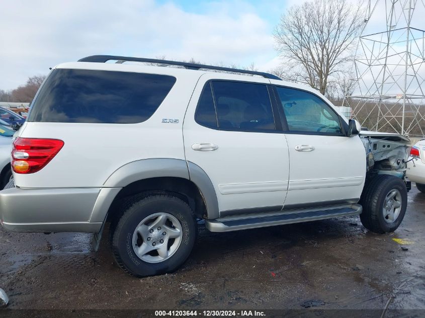 2002 Toyota Sequoia Sr5 V8 VIN: 5TDBT44A62S097229 Lot: 41203644