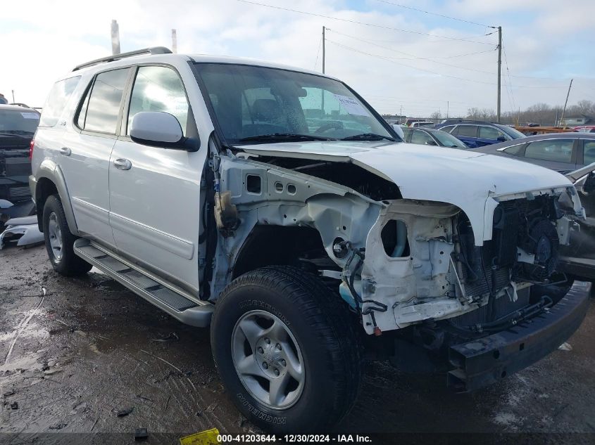 2002 Toyota Sequoia Sr5 V8 VIN: 5TDBT44A62S097229 Lot: 41203644