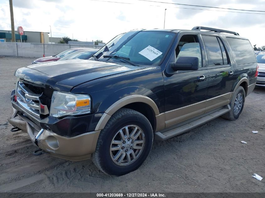 2014 Ford Expedition El Xlt VIN: 1FMJK1J50EEF18873 Lot: 41203669