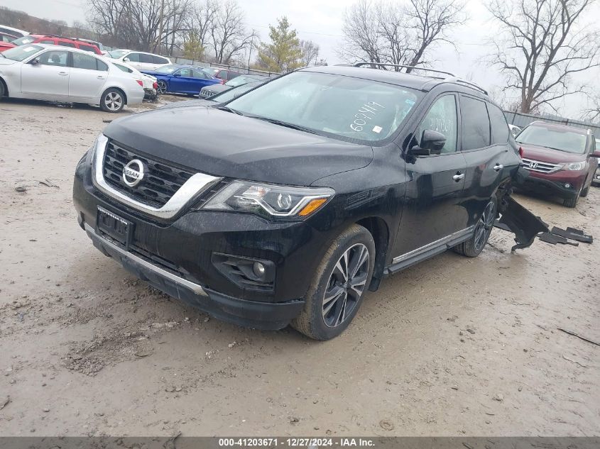 2020 Nissan Pathfinder Platinum 4Wd VIN: 5N1DR2DM4LC607419 Lot: 41203671