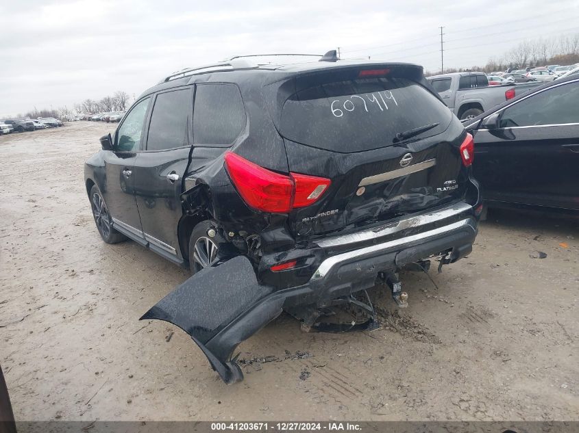 2020 Nissan Pathfinder Platinum 4Wd VIN: 5N1DR2DM4LC607419 Lot: 41203671