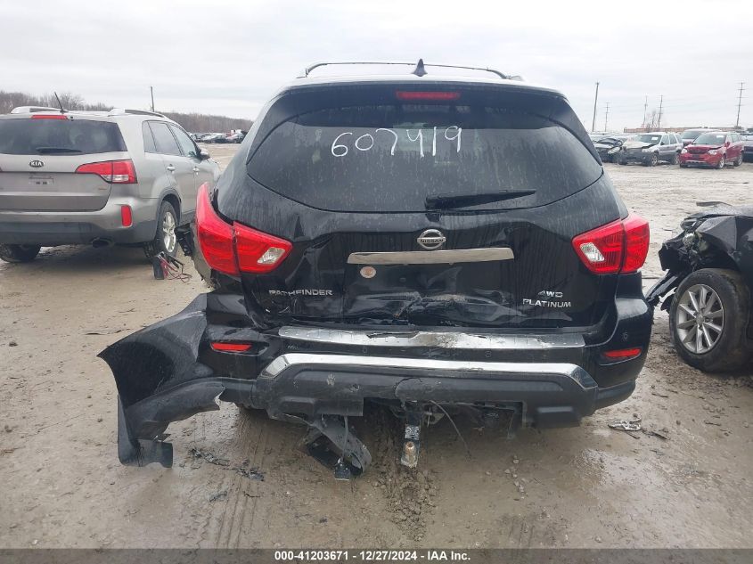 2020 Nissan Pathfinder Platinum 4Wd VIN: 5N1DR2DM4LC607419 Lot: 41203671