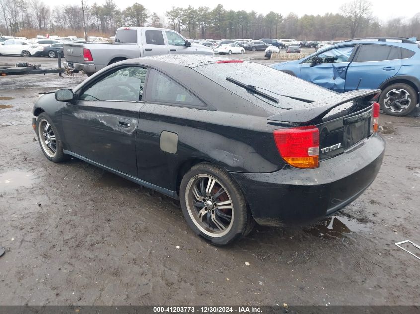 2000 Toyota Celica Gt VIN: JTDDR32T0Y0001418 Lot: 41203773