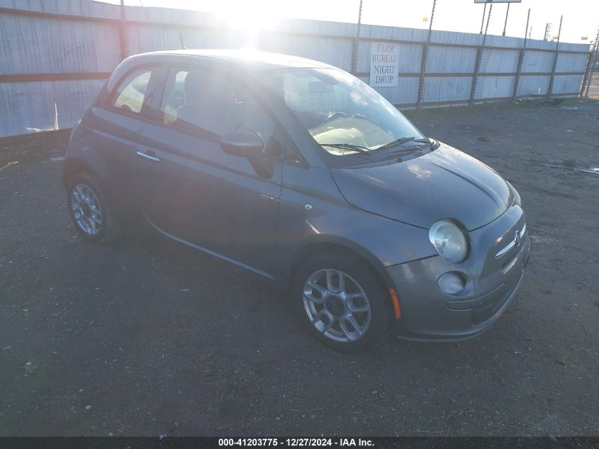 2013 Fiat 500 Pop VIN: 3C3CFFAR2DT747351 Lot: 41203775