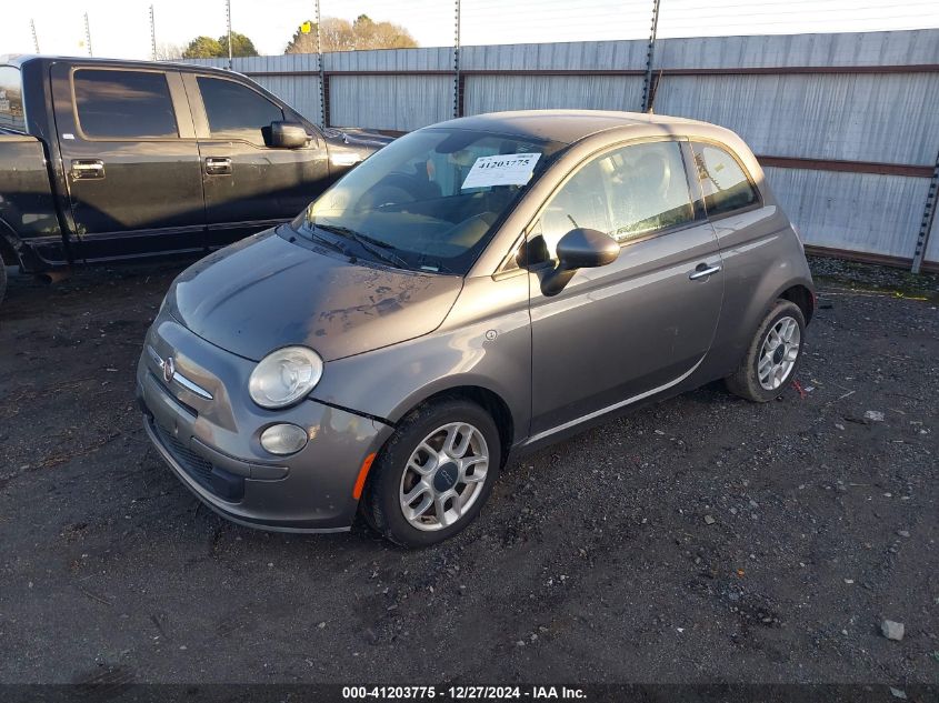 2013 Fiat 500 Pop VIN: 3C3CFFAR2DT747351 Lot: 41203775