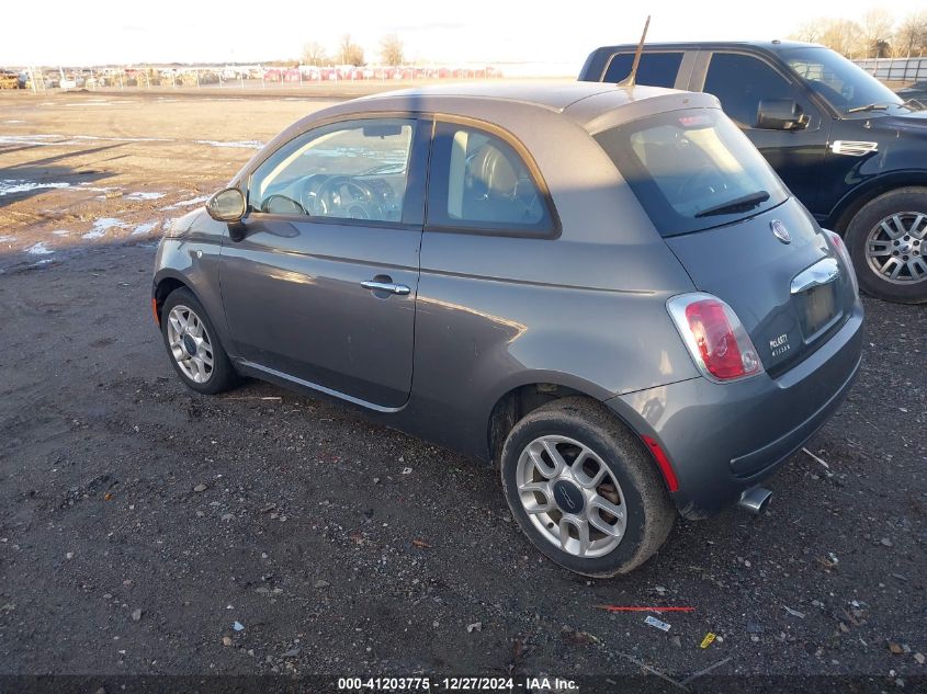 2013 Fiat 500 Pop VIN: 3C3CFFAR2DT747351 Lot: 41203775