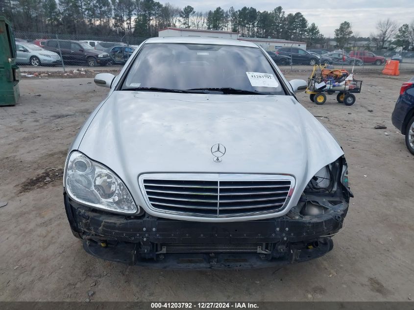 2000 Mercedes-Benz S 500 VIN: WDBNG75J3YA098912 Lot: 41203792