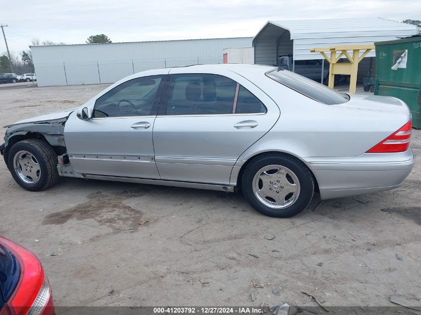 2000 Mercedes-Benz S 500 VIN: WDBNG75J3YA098912 Lot: 41203792