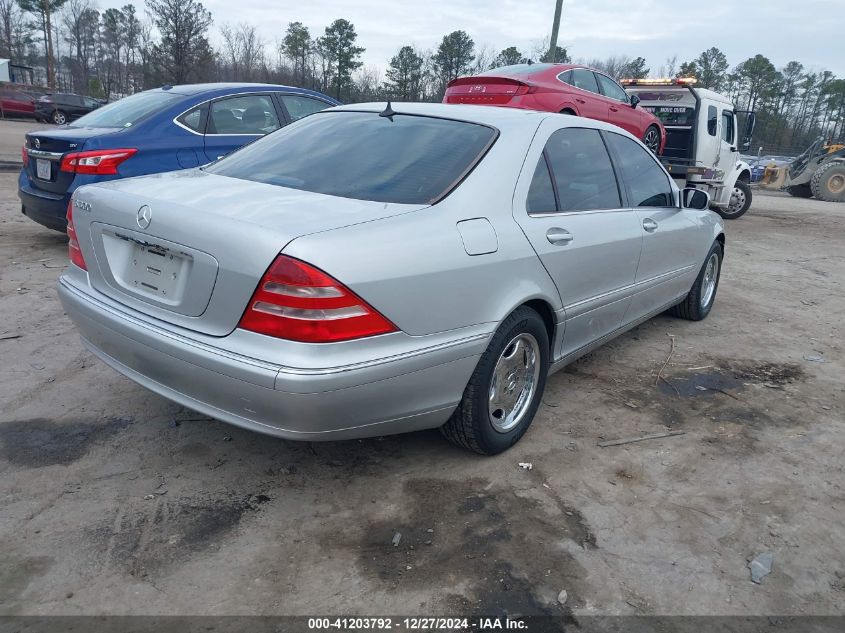 2000 Mercedes-Benz S 500 VIN: WDBNG75J3YA098912 Lot: 41203792