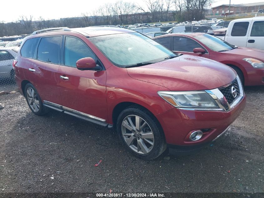 2014 Nissan Pathfinder Platinum VIN: 5N1AR2MN7EC608417 Lot: 41203817