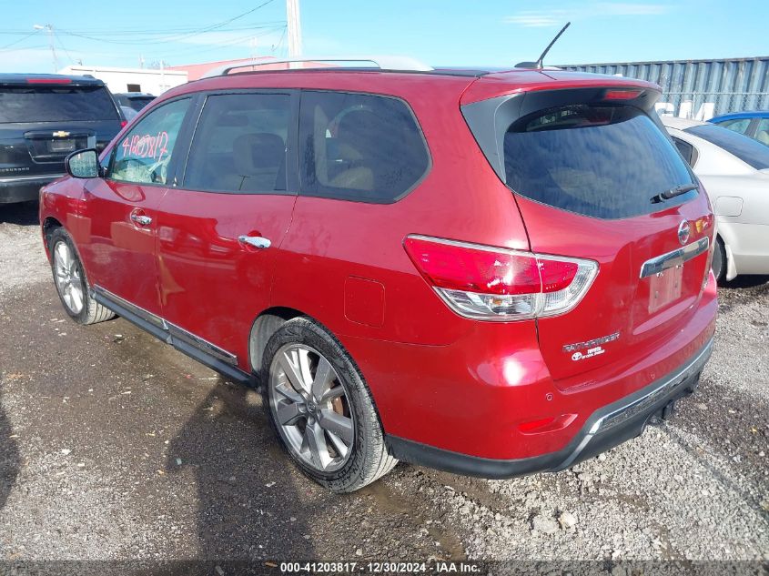 2014 Nissan Pathfinder Platinum VIN: 5N1AR2MN7EC608417 Lot: 41203817