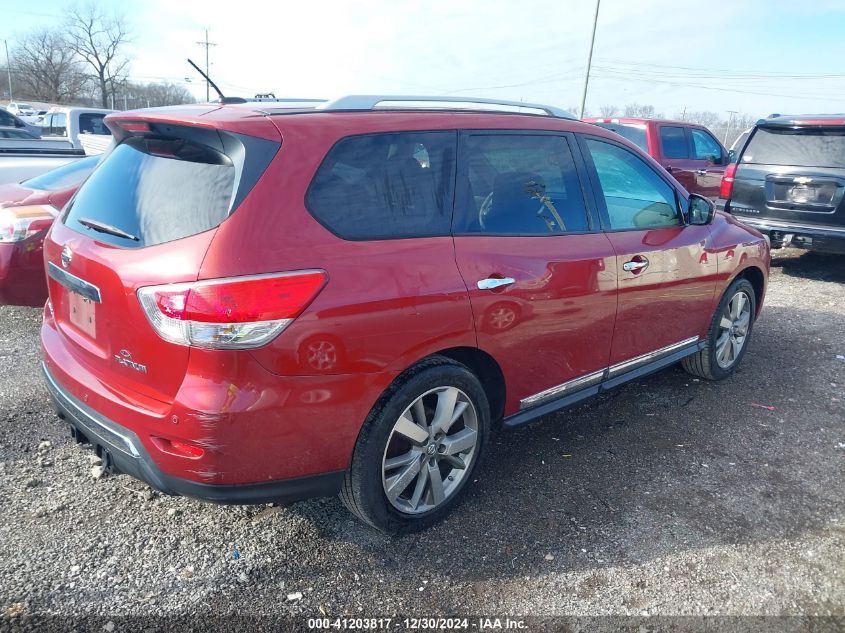 2014 Nissan Pathfinder Platinum VIN: 5N1AR2MN7EC608417 Lot: 41203817