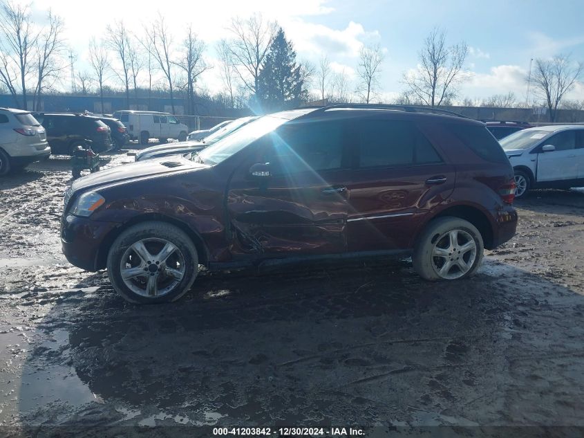 2008 Mercedes-Benz Ml 4Matic VIN: 4JGBB86E78A371582 Lot: 41203842