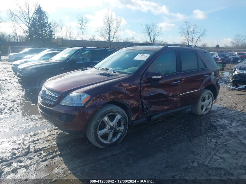 2008 Mercedes-Benz Ml 4Matic VIN: 4JGBB86E78A371582 Lot: 41203842