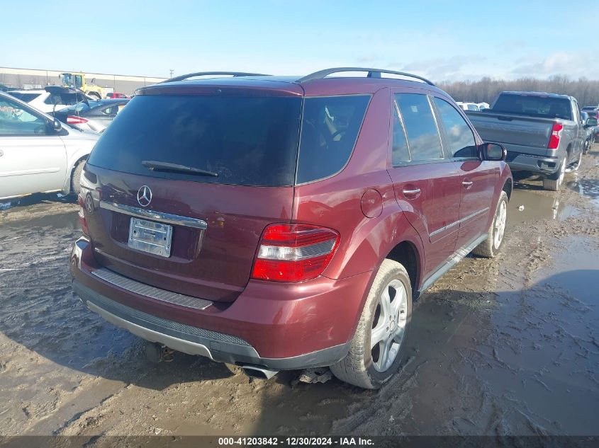 2008 Mercedes-Benz Ml 4Matic VIN: 4JGBB86E78A371582 Lot: 41203842