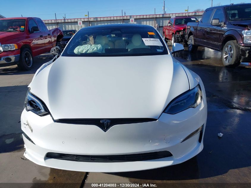 2022 Tesla Model S VIN: 5YJSA1E63NF483873 Lot: 41204003