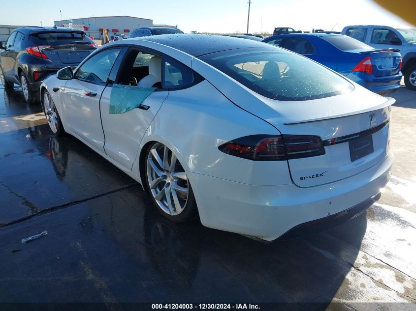 2022 Tesla Model S VIN: 5YJSA1E63NF483873 Lot: 41204003