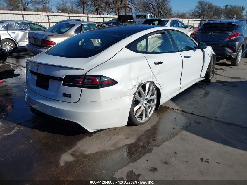 2022 Tesla Model S VIN: 5YJSA1E63NF483873 Lot: 41204003