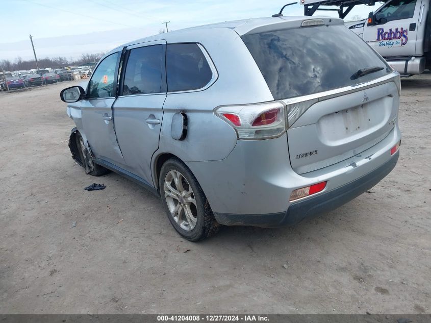 2014 Mitsubishi Outlander Gt VIN: JA4JZ4AX2EZ015710 Lot: 41204008