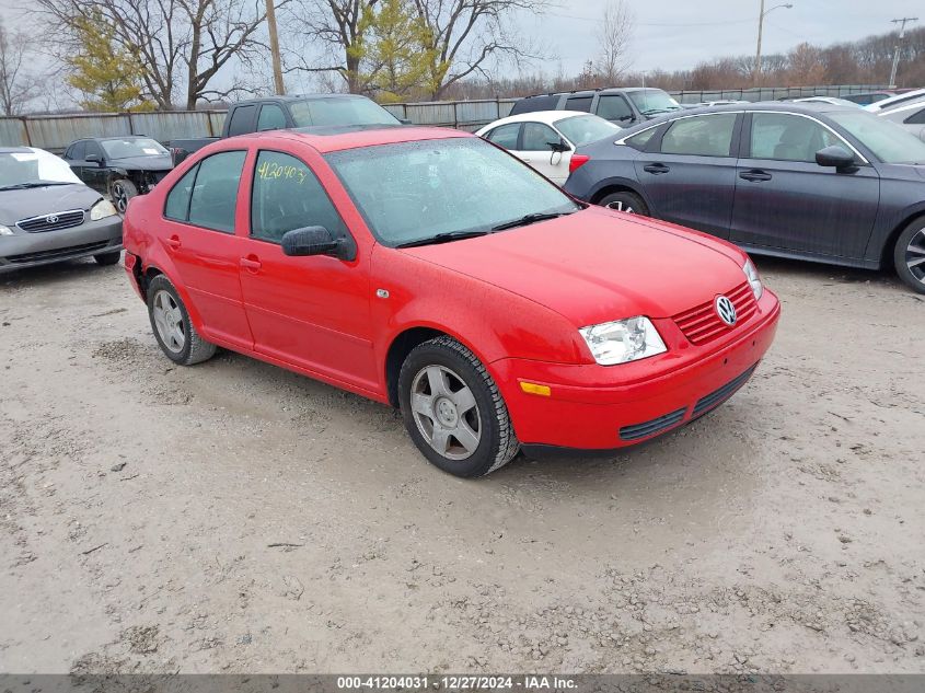 2000 Volkswagen Jetta Gls VIN: 3VWSA29M9YM138696 Lot: 41204031