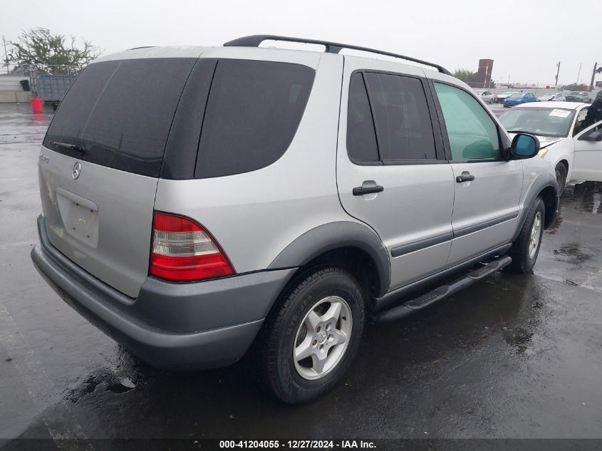 1998 Mercedes-Benz Ml 320 Classic VIN: 4JGAB54E1WA045397 Lot: 41204055