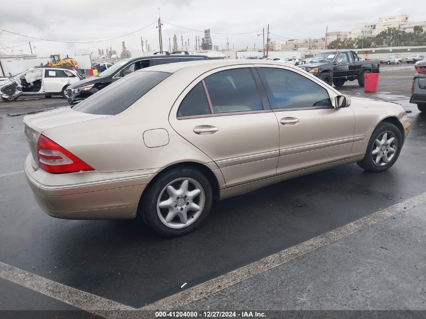 2003 Mercedes-Benz C 240 VIN: WDBRF61J03F296315 Lot: 41204080