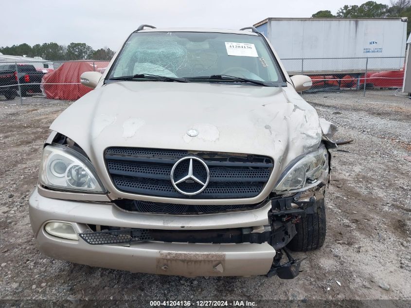 2003 Mercedes-Benz Ml 320 VIN: 4JGAB54E43A383811 Lot: 41204136