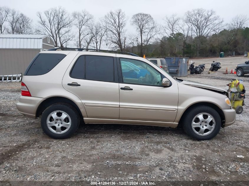 2003 Mercedes-Benz Ml 320 VIN: 4JGAB54E43A383811 Lot: 41204136