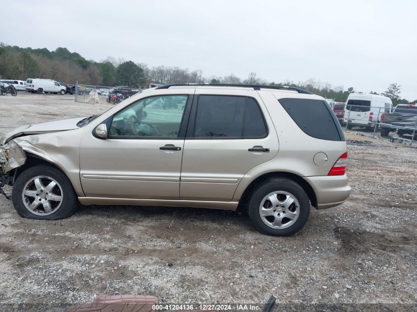 2003 Mercedes-Benz Ml 320 VIN: 4JGAB54E43A383811 Lot: 41204136