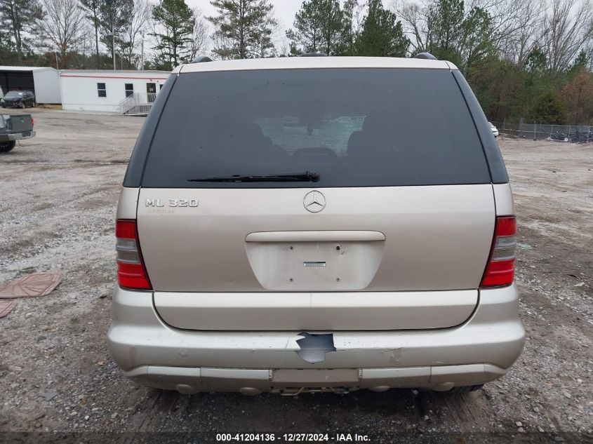 2003 Mercedes-Benz Ml 320 VIN: 4JGAB54E43A383811 Lot: 41204136