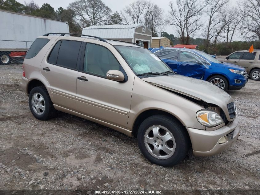 2003 Mercedes-Benz Ml 320 VIN: 4JGAB54E43A383811 Lot: 41204136