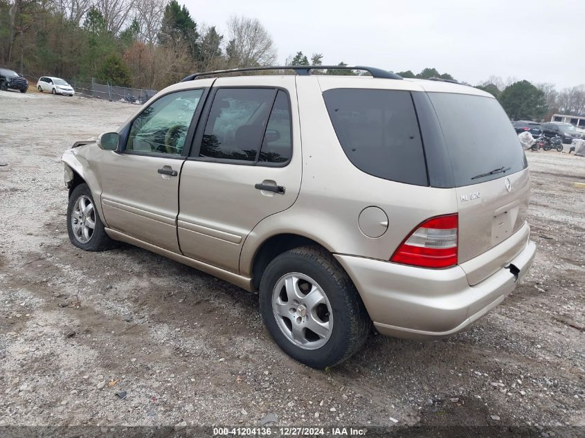 2003 Mercedes-Benz Ml 320 VIN: 4JGAB54E43A383811 Lot: 41204136