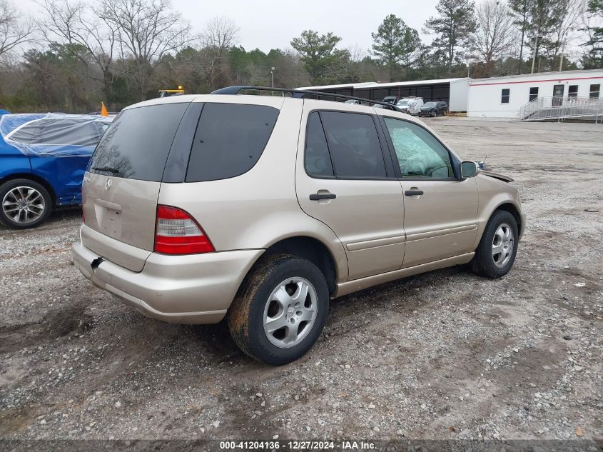 2003 Mercedes-Benz Ml 320 VIN: 4JGAB54E43A383811 Lot: 41204136