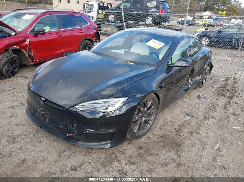 2022 Tesla Model S Dual Motor All-Wheel Drive VIN: 5YJSA1E54NF476793 Lot: 41204340