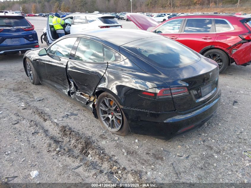 2022 Tesla Model S Dual Motor All-Wheel Drive VIN: 5YJSA1E54NF476793 Lot: 41204340