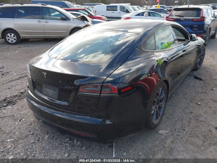 2022 Tesla Model S Dual Motor All-Wheel Drive VIN: 5YJSA1E54NF476793 Lot: 41204340