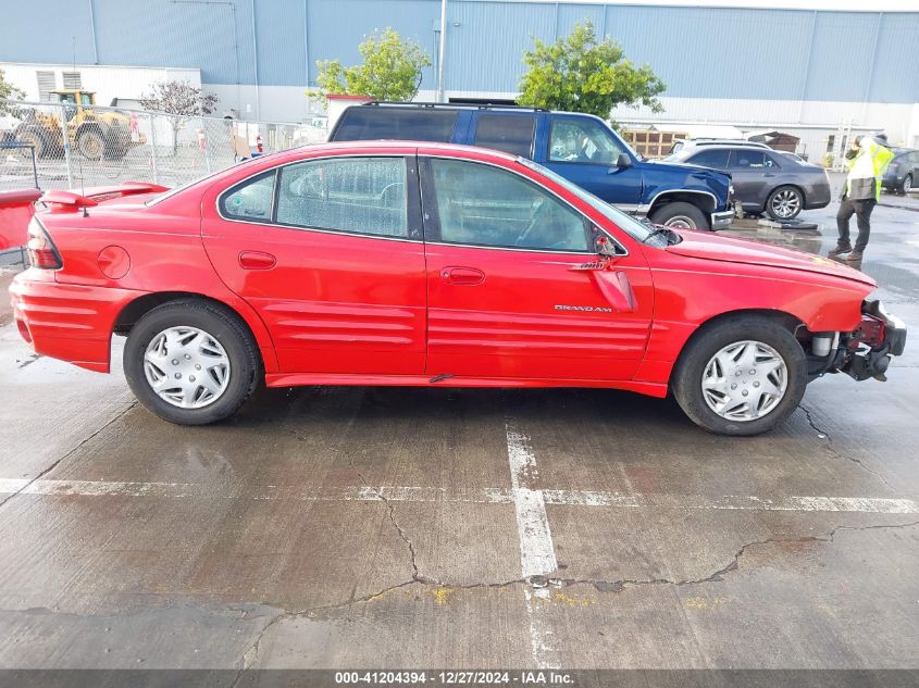 2001 Pontiac Grand Am Se1 VIN: 1G2NF52T71M558466 Lot: 41204394