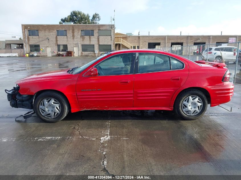 2001 Pontiac Grand Am Se1 VIN: 1G2NF52T71M558466 Lot: 41204394