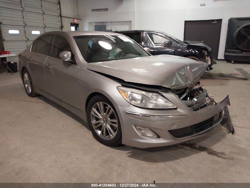 2012 Hyundai Genesis 3.8 VIN: KMHGC4DD2CU158763 Lot: 41204603