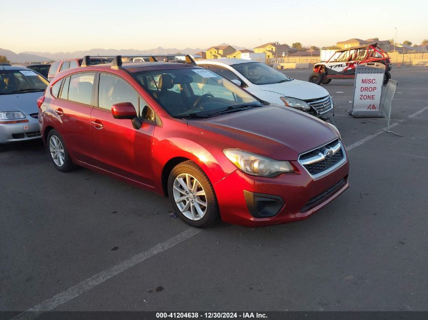 2013 Subaru Impreza Premium VIN: JF1GPAC6XD2800837 Lot: 41204638