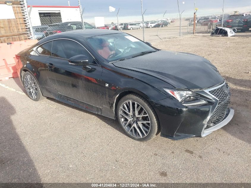 2015 Lexus Rc 350 VIN: JTHSE5BC9F5001480 Lot: 41204834