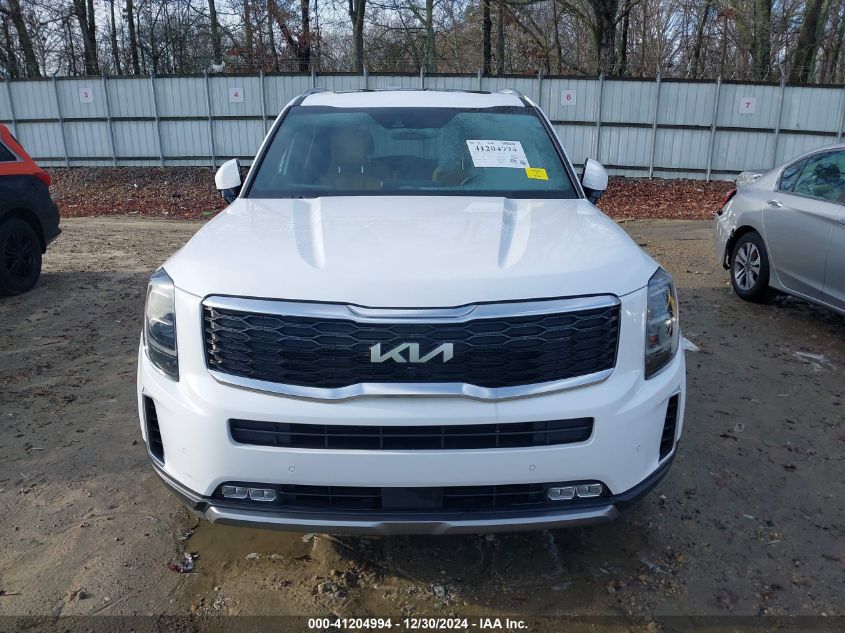 2022 Kia Telluride Sx VIN: 5XYP54HC2NG257653 Lot: 41204994