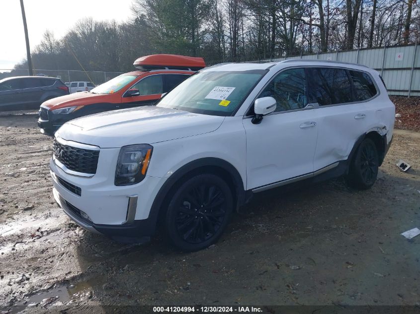 2022 Kia Telluride Sx VIN: 5XYP54HC2NG257653 Lot: 41204994