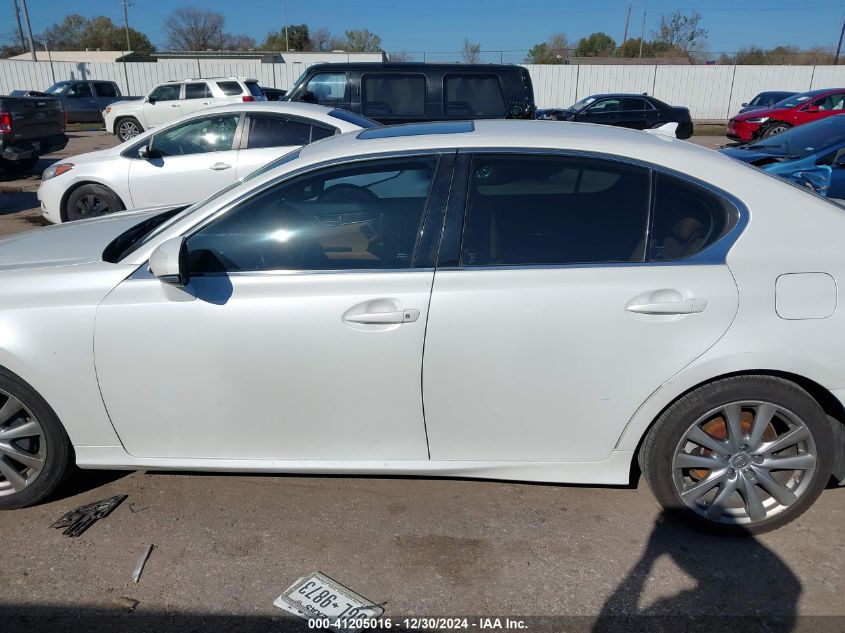 2014 Lexus Gs VIN: JTHBE1BL3E5036037 Lot: 41205016